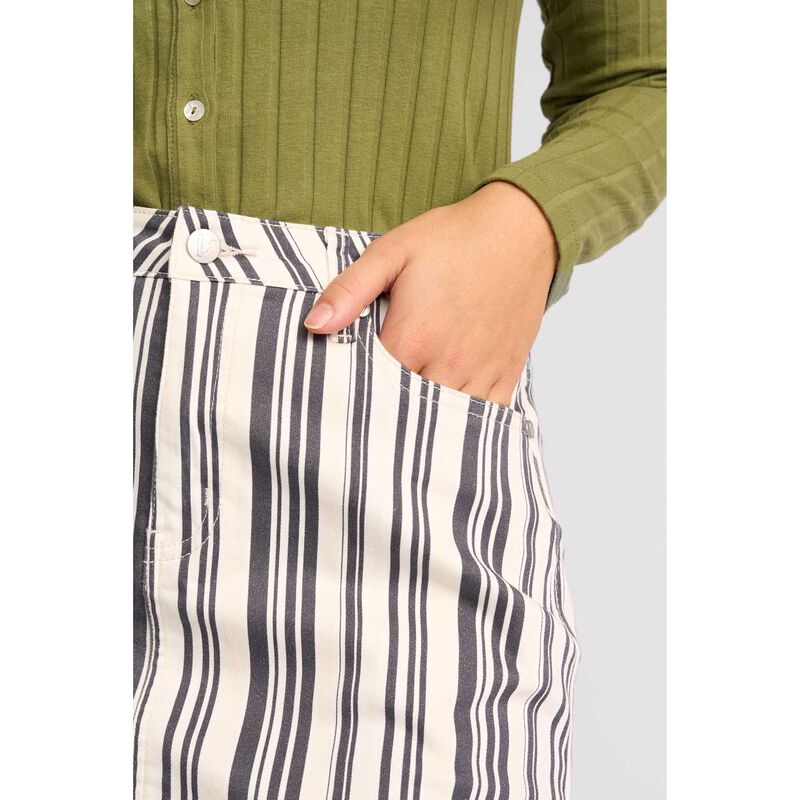 Vassalli Printed Lightweight Skirt With Centre Back Vent image number 12